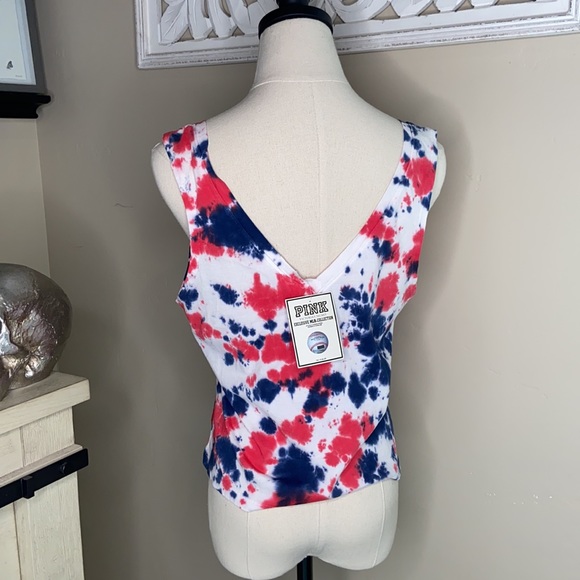 VICTORIAS SECRET PINK MLB COLLECTION ANGELS TIE DYE TANK TOP - Picture 6 of 7